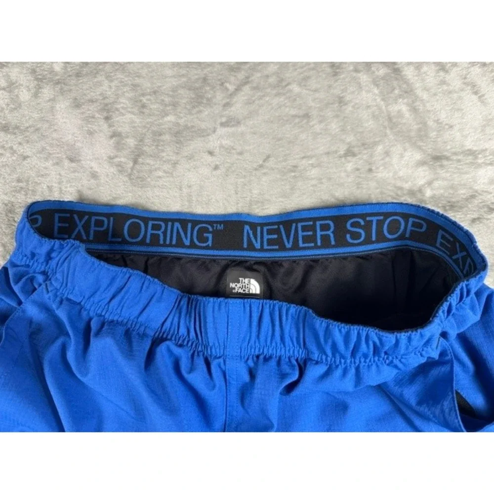 The North Face Shorts Mens Large Blue FlashDry Athletic‎ Training Hiking Active